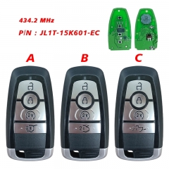 CN018098 ORIGINAL Key For Ford Frequency 434.2 MHz Transponder HITAG PRO Part No JL1T-15K601-EC