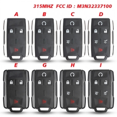 CN019026 315MHz 3 Buttons Keyless Remote Key Fob M3N32337100 / M3N-32337100 / 22...