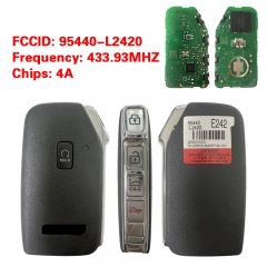 CN051217 Kia K5 2022 Genuine Smart Remote Key 4+1 Buttons 433MHz 95440-L2420