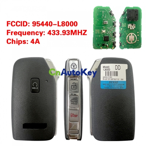 CN051212 Kia K8 2022 Genuine Smart Remote Key 4+1 Buttons 433MHz 95440-L8000