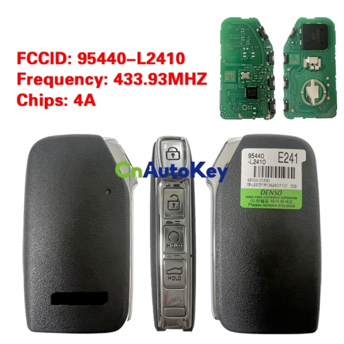 CN051220 KIA K5 2021 Genuine Smart Remote Key 4 Buttons 433MHz Auto Start 95440-L2410