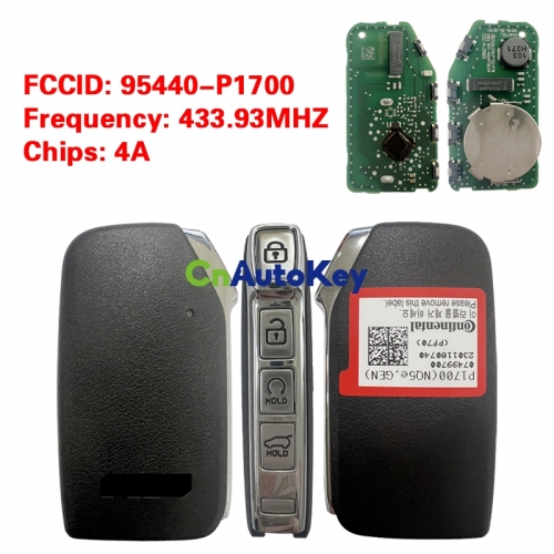 CN051207 KIA Sportage 2023 Genuine Smart Remote Key 4 Buttons 433MHz 95440-P1700