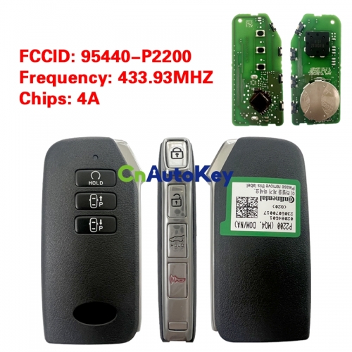 CN051202 KIA Sorento 2021 Genuine Smart Remote Key 433MHz 95440-P2200