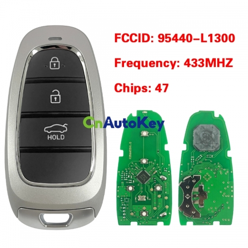 CN020310 Hyundai Sonata 2022 Genuine Smart remote Key 3 Buttons 433MHz 95440-L1300