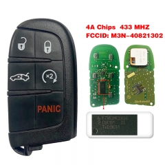 CN015052 ORIGINAL Smart Key for Chrysler Buttons4+1 Frequency 434 Mhz Transponde...