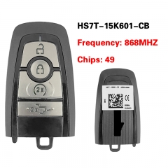 CN018123 ORIGINAL Key For Ford Frequency 868 MHz Transponder HITAG PRO Part No HS7T-15K601-CB