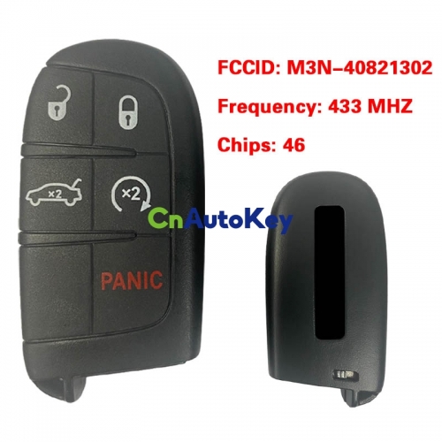 CN087060 15-17 DODGE CHALLENGER SRT SMART KEY PROXIMITY REMOTE FOB 68234957 M3N-40821302 433Mhz