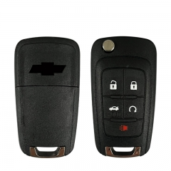 CN014119 Chevrolet 5 Button Remote Head Key HU100 (V0001-Z6000) - Refurbished, Grade A