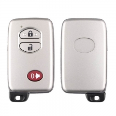 CN007172 For Toyota Land Cruiser 2008+ Smart Key, 3Buttons, B77EA P1 98 4D-67 Chip, 433MHz Light Gray 89904-60440 89904-60790 89904-60791