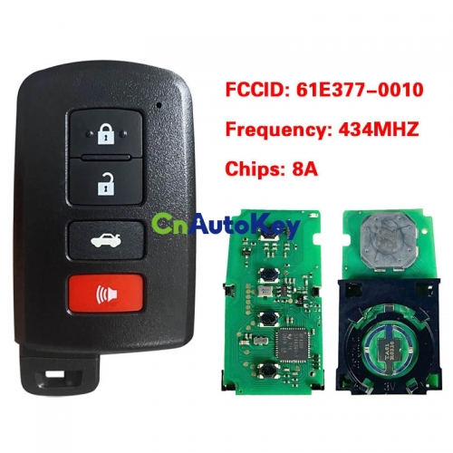 CN007088 Toyota smart card 3+1buttons 434MHZ BA4EK 8A chip