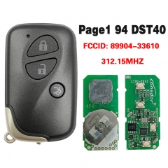 CN052026 For Lexus keyless smart key LS GS IS 271451-0310 Smart Key FSK ,312.15Mhz, Page1 94 DST40