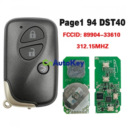 CN052026 For Lexus keyless smart key LS GS IS 271451-0310 Smart Key FSK ,312.15Mhz, Page1 94 DST40