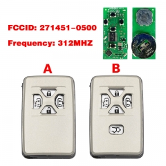 CN007255 Smart Keyless Go Remote Key Fob FSK 312MHz ID71 Chip for Toyota Alphard Estima Vellfire Board 271451-0500