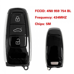 CN008192 MLB Original 3 Button 434MHZ 5M Chip for Audi A8 2017-2021 Smart Key Re...