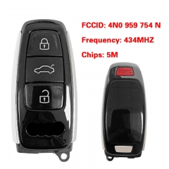 CN008188  MLB Original 3+1 Button 434MHZ 5M Chip for Audi A8 2017-2021 Smart Key Remote Control FCC ID 4N0 959 754 N Keyless Go