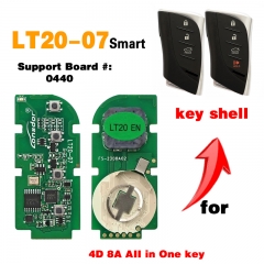 KH050 LT20-01/02/03/04/05/07/08 Smart Key PCB 8A+4D Adjustable Frequency For Toyota For Lexus Support K518 K518ISE KH100+