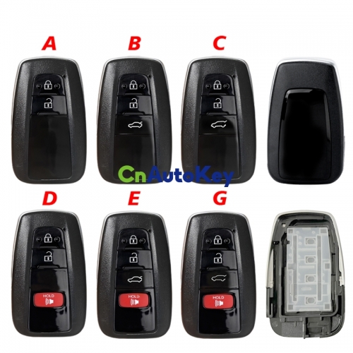 CS007096 Upgrade Remote 234B Car Smart Key Shell For Toyota Camry Crown Avalon 4Runner Land Cruiser Prius RAV4 Venza FOB Case