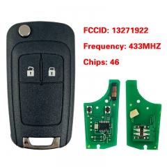 CN028003 ORIGINAL Key for Opel Corsa D Frequency 434 MHz Valeo Transponder PCF 7941 Valeo Part No 13271922