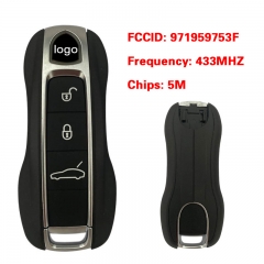 CN005018 OEM Smart Key for Porsche Panamera Buttons:3 / Frequency:433MHz / Blade signature:HU 162T/ Part No:971 959 753 F / Keyless GO