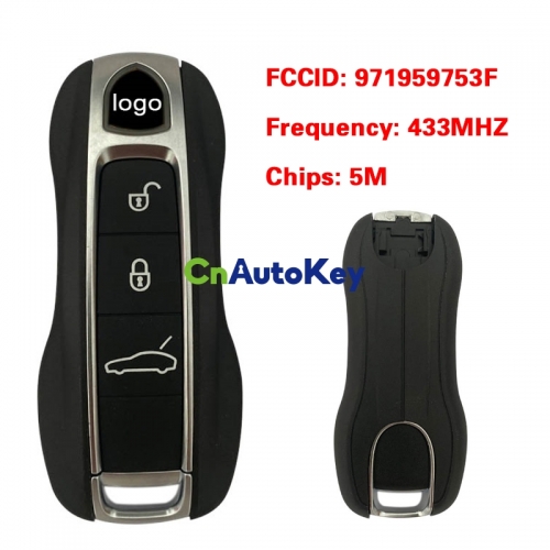 CN005018 OEM Smart Key for Porsche Panamera Buttons:3 / Frequency:433MHz / Blade signature:HU 162T/ Part No:971 959 753 F / Keyless GO