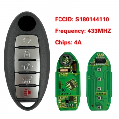 CN027066 5 Button Smart Remote Car Key 433.92Mhz For Nissan Rogue 2017-2019 with...
