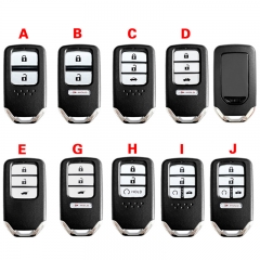 CS003042 Replacement 2/3/4 Buttons Smart Key Shell For Honda Fit Odessey City Ja...