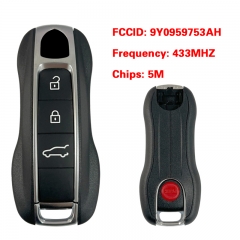 CN005033 OEM 3+1 Buttons Auto Smart Remote Car Key For Porsche Remote/ Frequency...