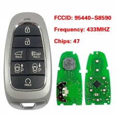 CN020316 Hyundai Palisade 2022 Smart Remote Key 7 Buttons 433MHz 47 chip 95440-S...