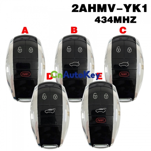 CN012006 Smart Remote Control Keyless Start Car Key 2AHMV-YK1 434MHZ for Bentley Bentayga 2017 2018 2019 2020 2021