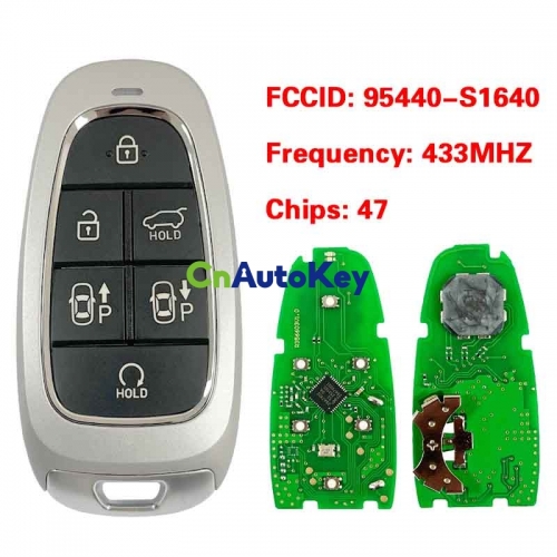 CN020319 Hyundai Santa Fe 2023 Genuine Smart Remote Key 6 Buttons 433MHz 47 Chip 95440-S1640