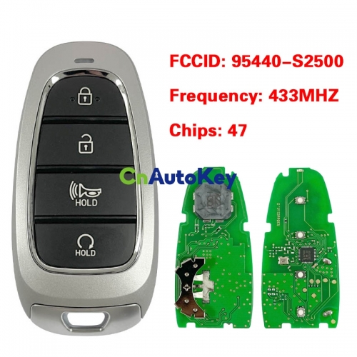 CN020240  Hyundai Santa fe 2022+ Smart Key, 4Buttons 95440-S2500 433MHz, TQ8-FOB-4F26