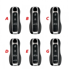 CS005012 New 3/4 Buttons Smart Remote Key Shell For Porsche Cayenne Panamera Rep...