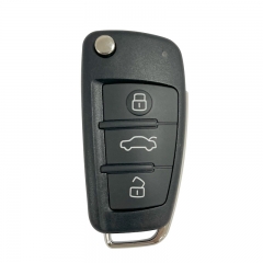 CN008195 Replacement 3 Button Flip Remote Key 315MHz ID48 Chip for AUDI A4 8E0 837 220Q