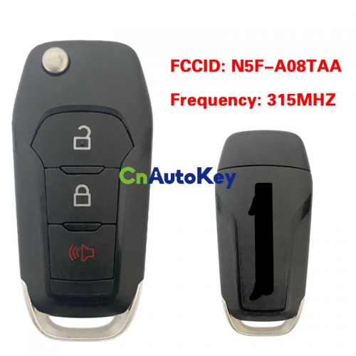 CN018143 Suitable for Ford Raptor 2019 2020 2+1 button remote control key N5F-A08TAA 315MHz