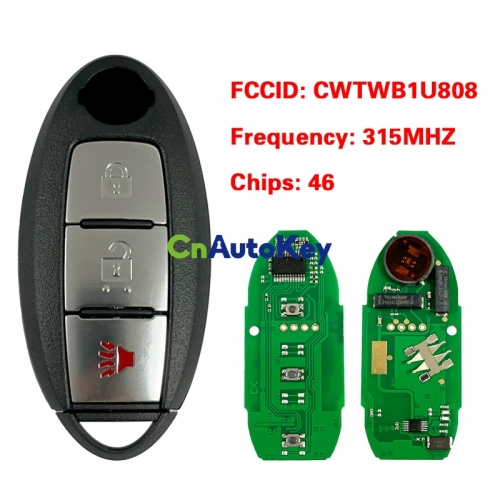 CN027087 FCC ID: CWTWB1U808 for Nissan Cube Juke Quest Leaf Versa Note 2011 2012 2013 2014 2015 2016 2017