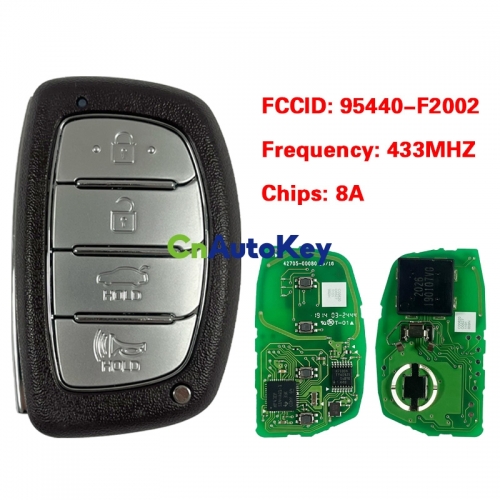 CN020220 2020 Hyundai Elantra Sedan 4DR Smart Remote Key Fob