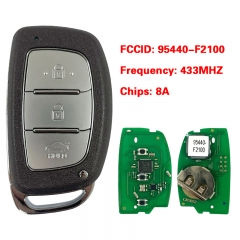 CN020149 Hyundai Elantra 2017-2018 Genuine Smart Key Remote 3 Buttons 433MHz DST...