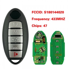 CN027064 5 Buttons 434MHz PCF7953X Chip Smart Remote Car Key For Nissan Altima M...