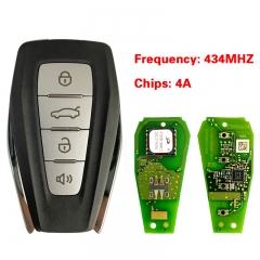 CN031010  Original Geely 4 Button Smart key  4A NCF29AXMTT CHIP