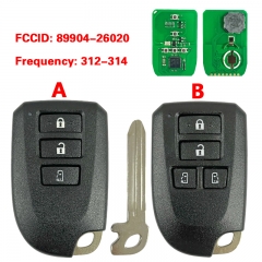 CN007327 Genuine BF1ER 89904-26020 312/314MHz Smart Key 3/4Button for Toyota Hia...