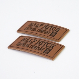 Custom Embossed Faux Leather Patches