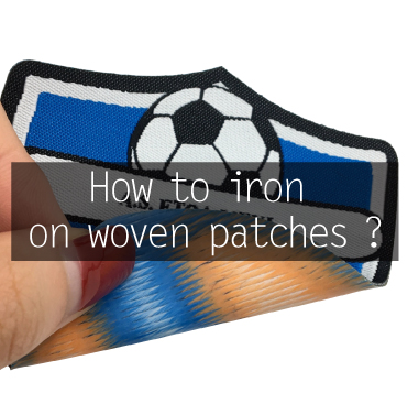 How to iron on woven patches ?