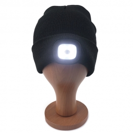 2020 Winter LED Lighted Cap Warm Beanies Men Women Outdoor Caps