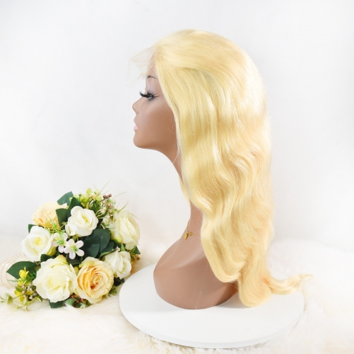 YA+ Blonde 13x4 Undetectable Lace Frontal Body Wave Wig