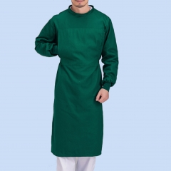 Hospital Long Sleeved Cotton Surgical Gown Isolation Clothing Doctors Medical Uniform