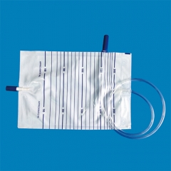 BY-82001 Hospital Square Transparent Disposable Medical Urine Bag