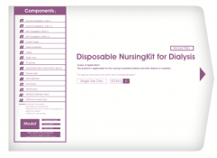 CE FDA approval Disposable Nursing Kit for Dialysis