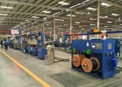 Co-axial cable production line