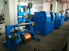 polyester, BOPP tape wrapping machine for submersible wire and winding wires