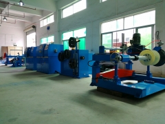 Mica taping machine for fire resistant cable